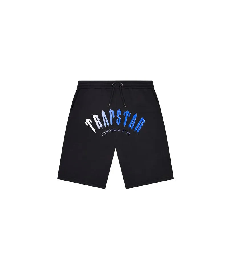 Trapstar Gel Decoded Shorts Black Navy