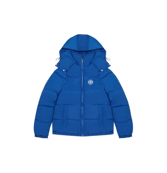 Trapstar Irongate Detachable Hooded Puffer Jacket Dazzling Blue