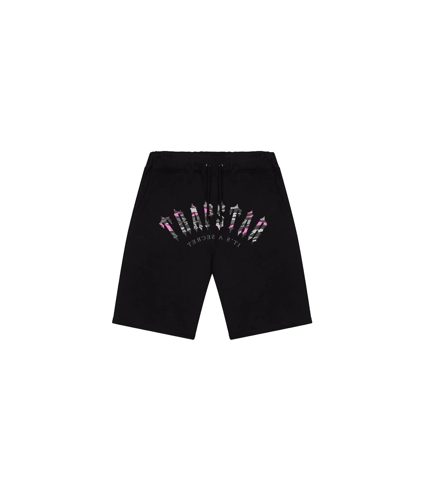 Trapstar Irongate Arch Camo Shorts Black Pink