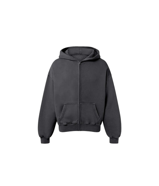 Velour Garments 450 GSM Anthracite Zipper