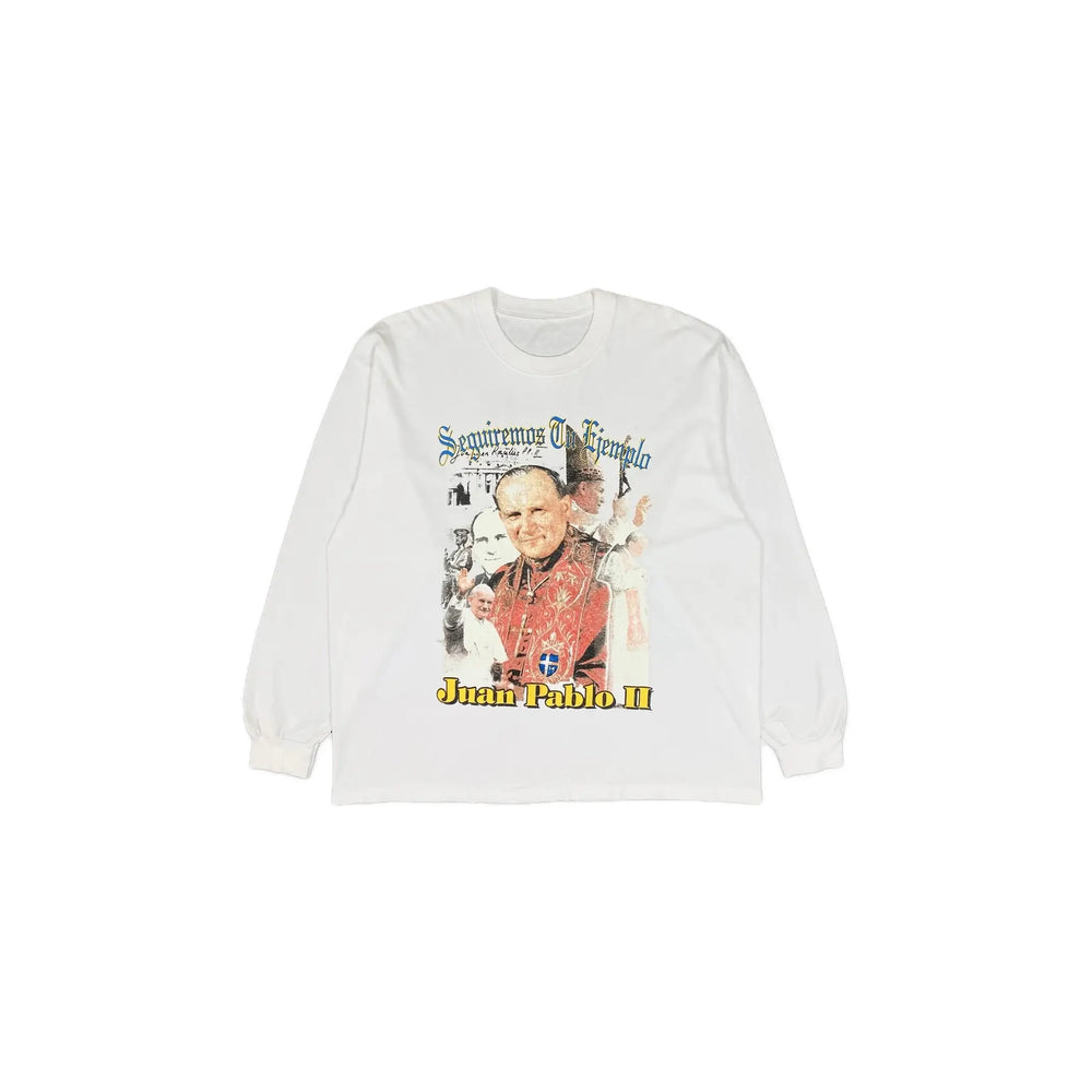Yeezy White Lives Matter Juan Pablo II Longsleeve White