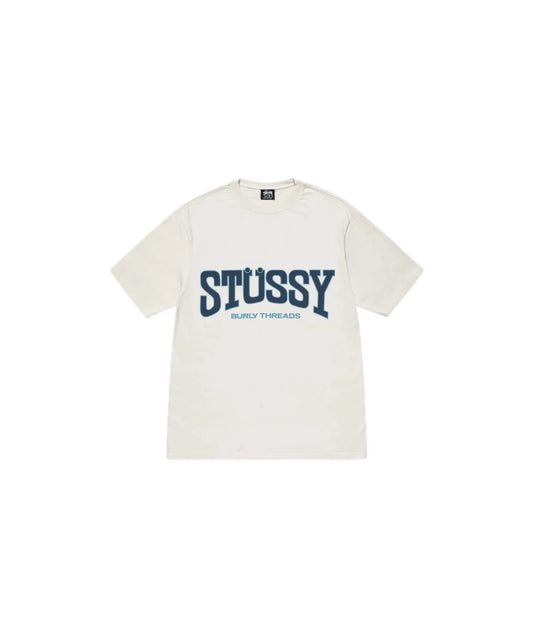 Stussy Burly Threads Tee Pigment Dyed Natural