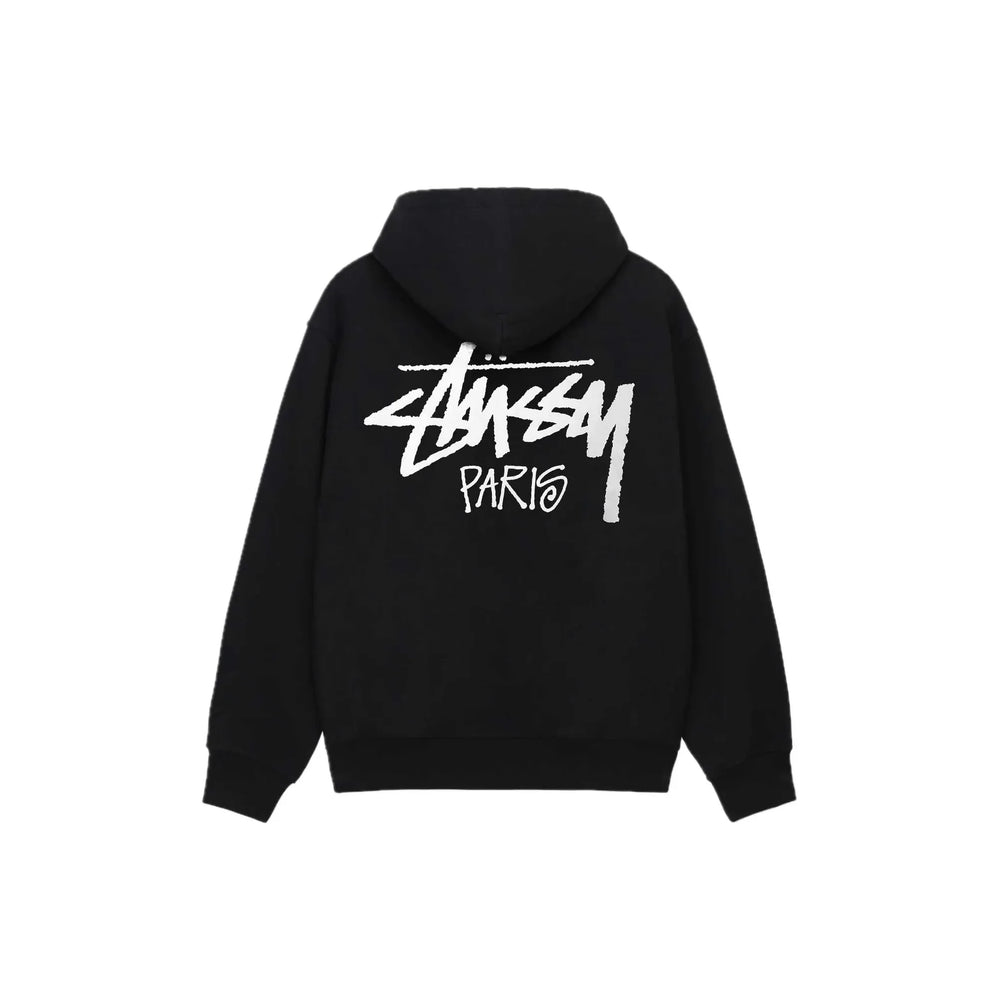 Stussy Paris Hoodie Black