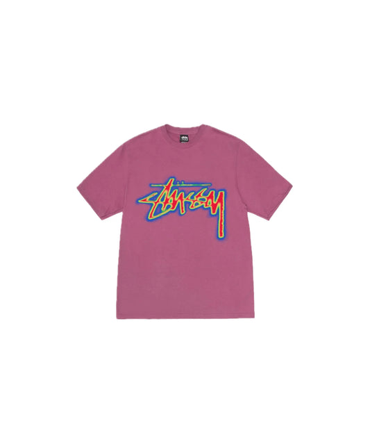 Stussy Thermal Stock Tee Berry