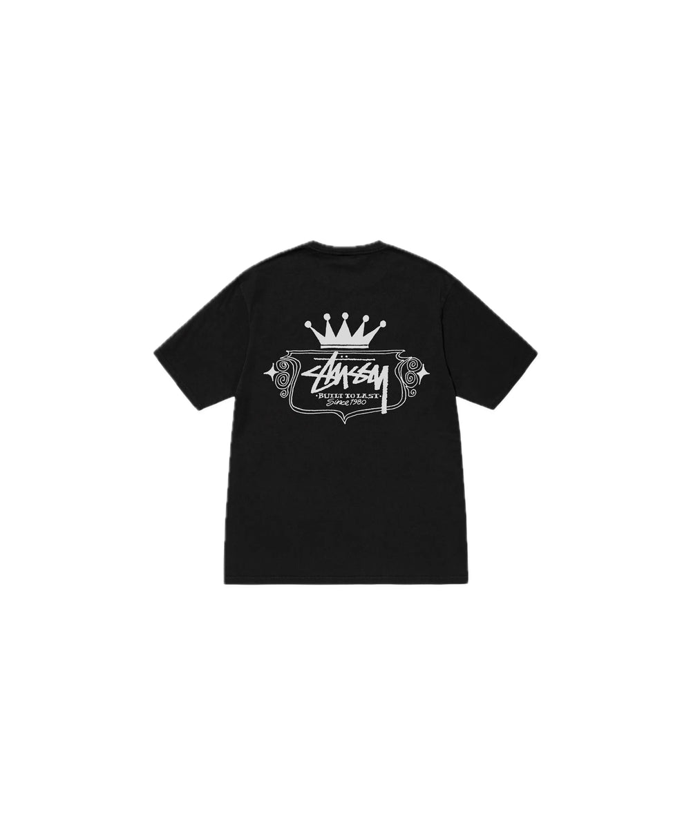 Stussy Built To Last Tee Pigment Dyed Black - STUSSY-BLTH-BLACK