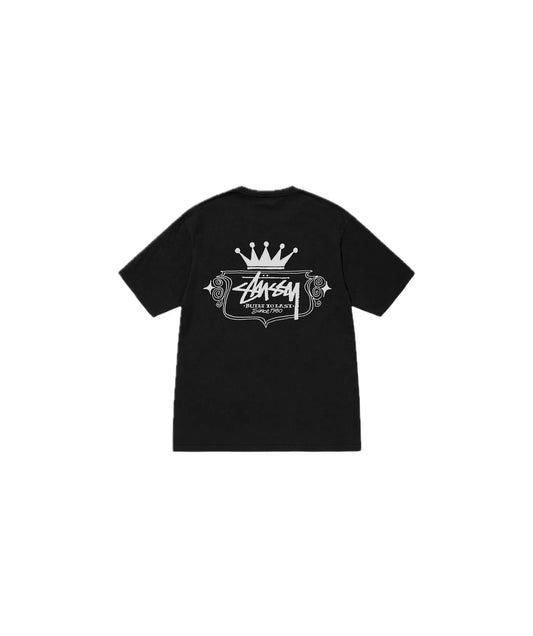 Stussy Built To Last Tee Pigment Dyed Black - STUSSY-BLTH-BLACK