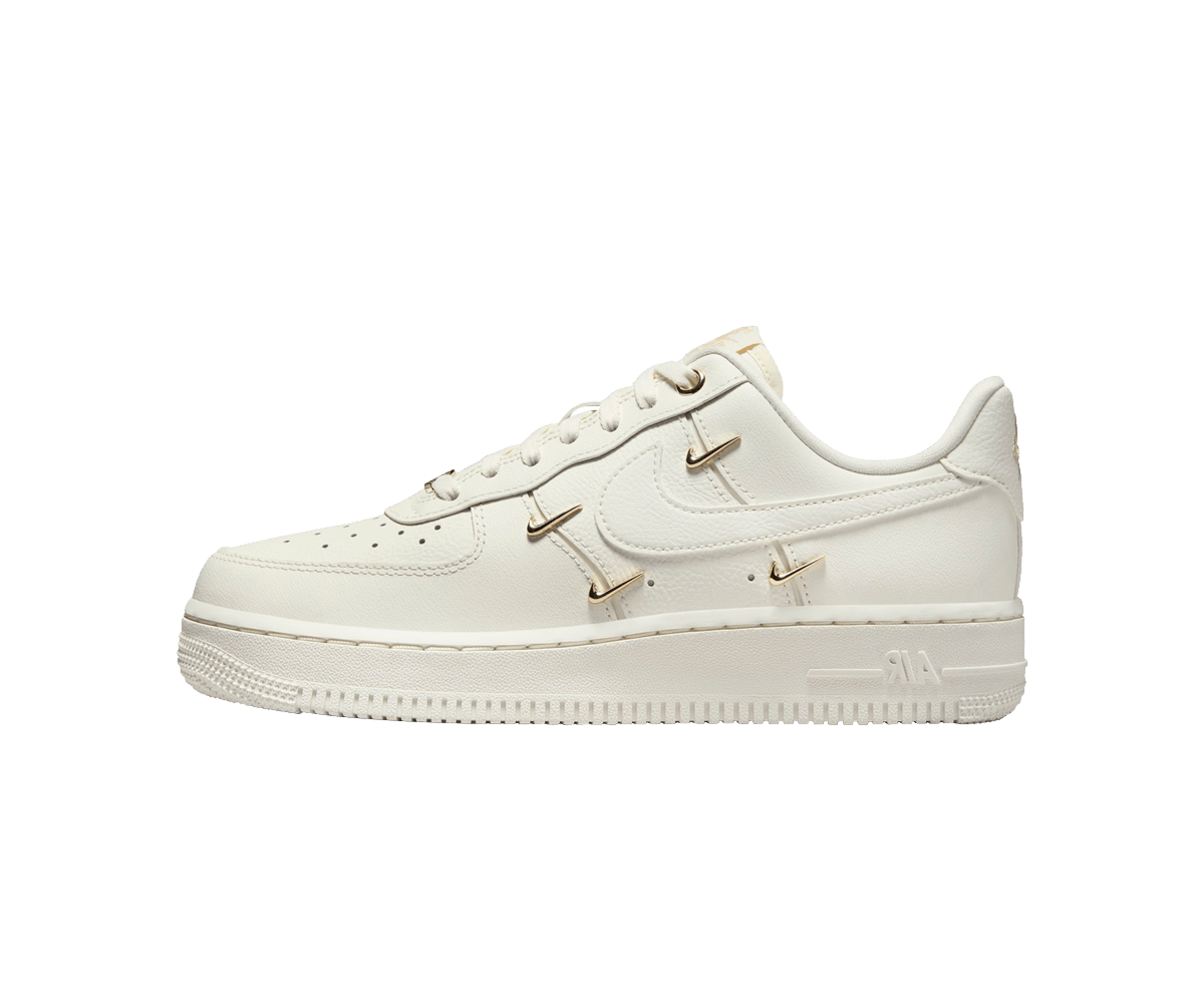Nike Air Force 1 '07 LX CN Sail Gold Mini Swooshes (Women's)