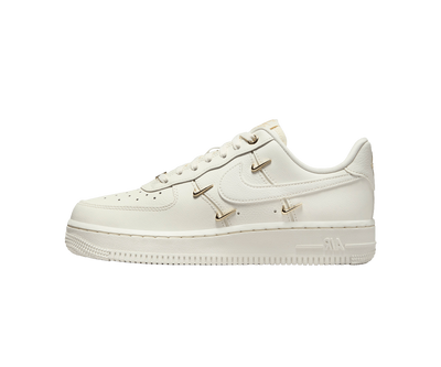 Nike Air Force 1 '07 LX CN Sail Gold Mini Swooshes (Women's)