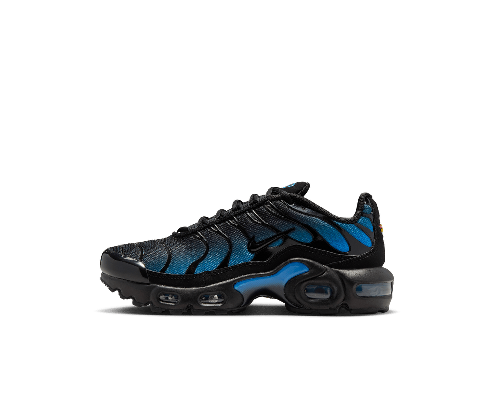 Nike Air Max Plus Older Kids' Shoes Black/Blue Crystal/Black