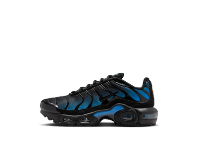Nike Air Max Plus Older Kids' Shoes Black/Blue Crystal/Black