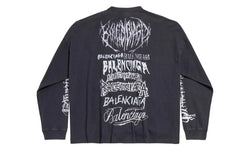 Balenciaga DIY Metal Sweater Black/White - 699191TPVO31569