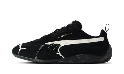 Balenciaga x Puma Speedcat Suede Distressed Black White - Aplug
