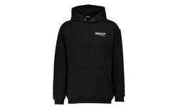 Balenciaga Political Campaign Logo Popover Printed Hoodie Black