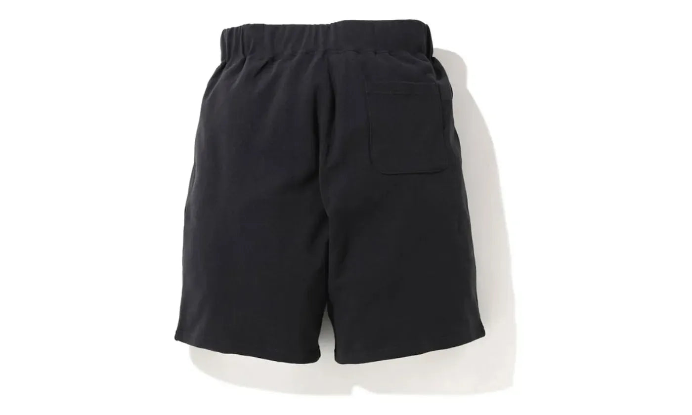 BAPE A Bathing Ape Shark Wide Sweat Shorts Black