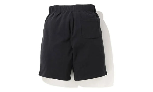 BAPE A Bathing Ape Shark Wide Sweat Shorts Black
