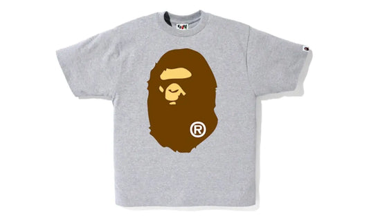 BAPE Big Ape Head Tee Gray