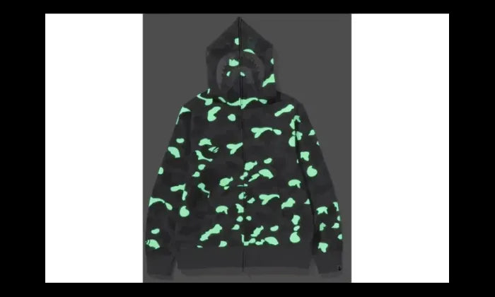 Bape Bape City Camo Shark Full Zip Hoodie (SS24) Black - BAPE-CCSFZH24-BLACK