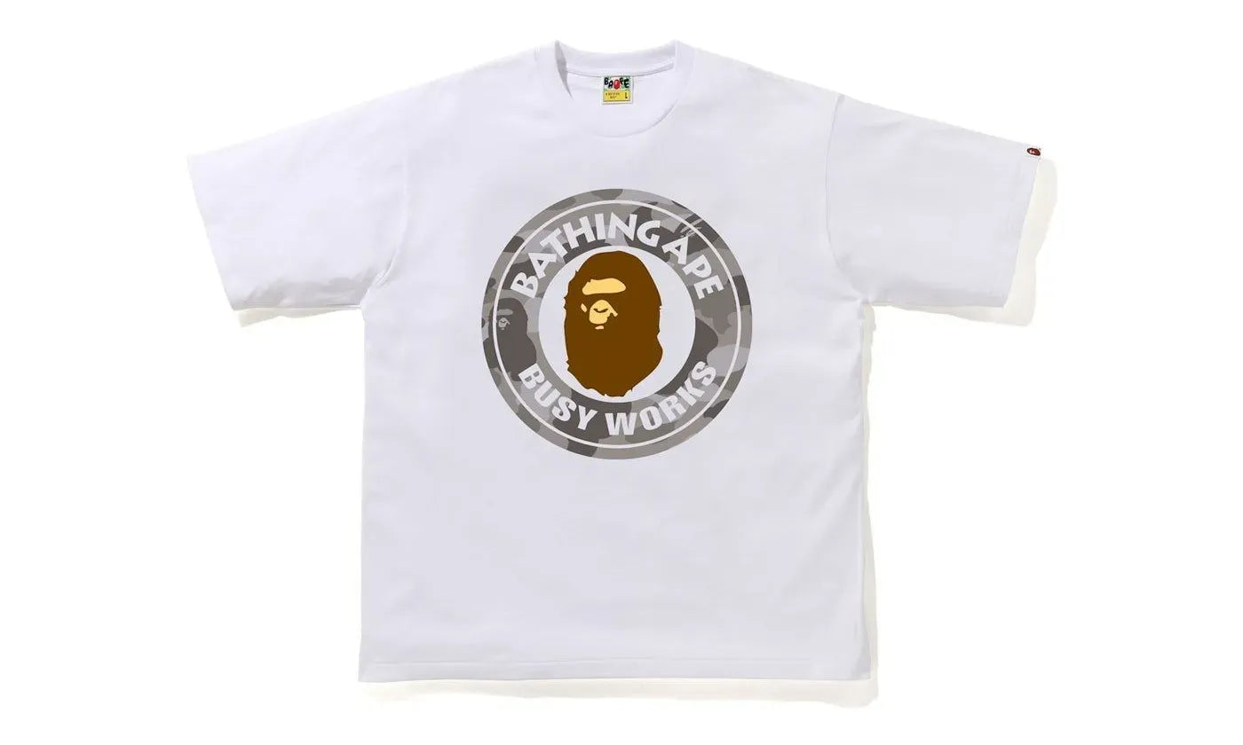 BAPE Color Camo Busy Works Relaxed Fit Tee White/Gray