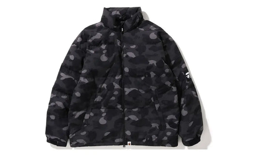 BAPE Color Camo Relaxed Fit Down Jacket Black