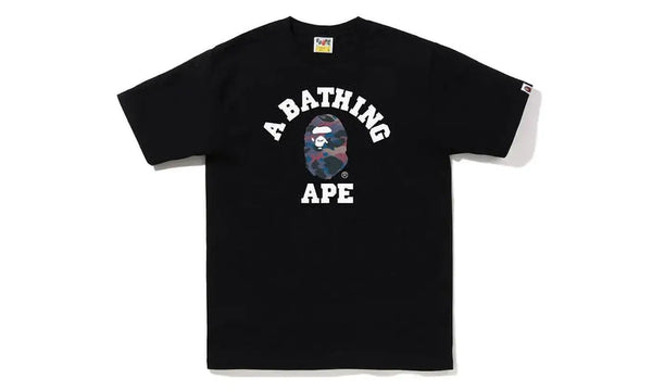 BAPE Grid Camo College Tee (FW22) Black Purple
