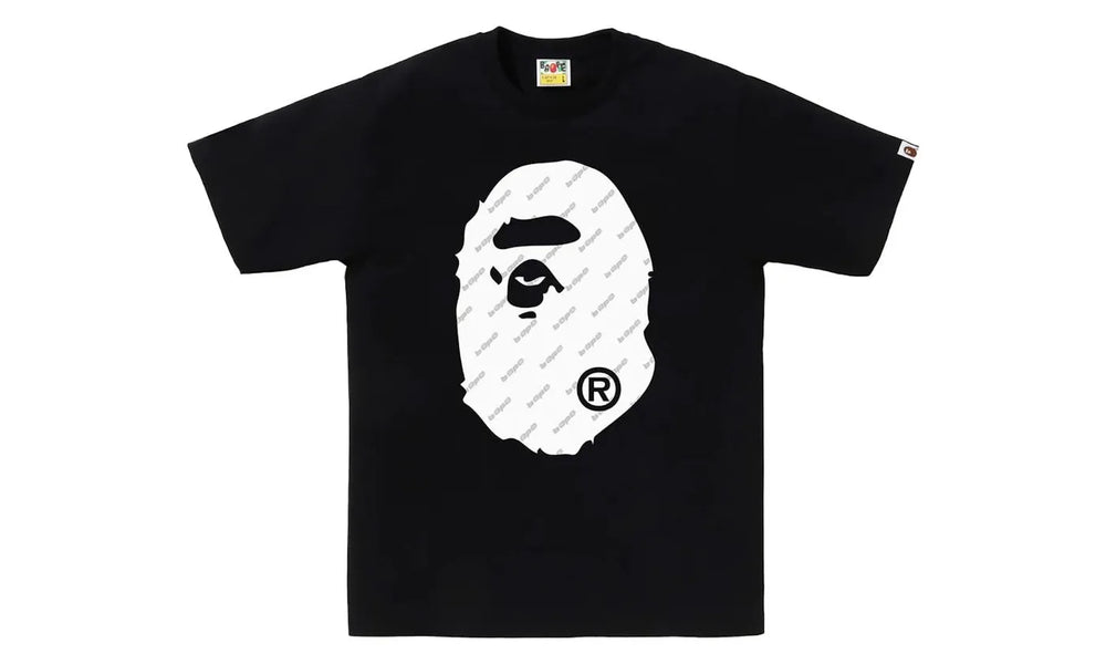 BAPE Hexagram Big Ape Head Tee Black - 1K30-110-034