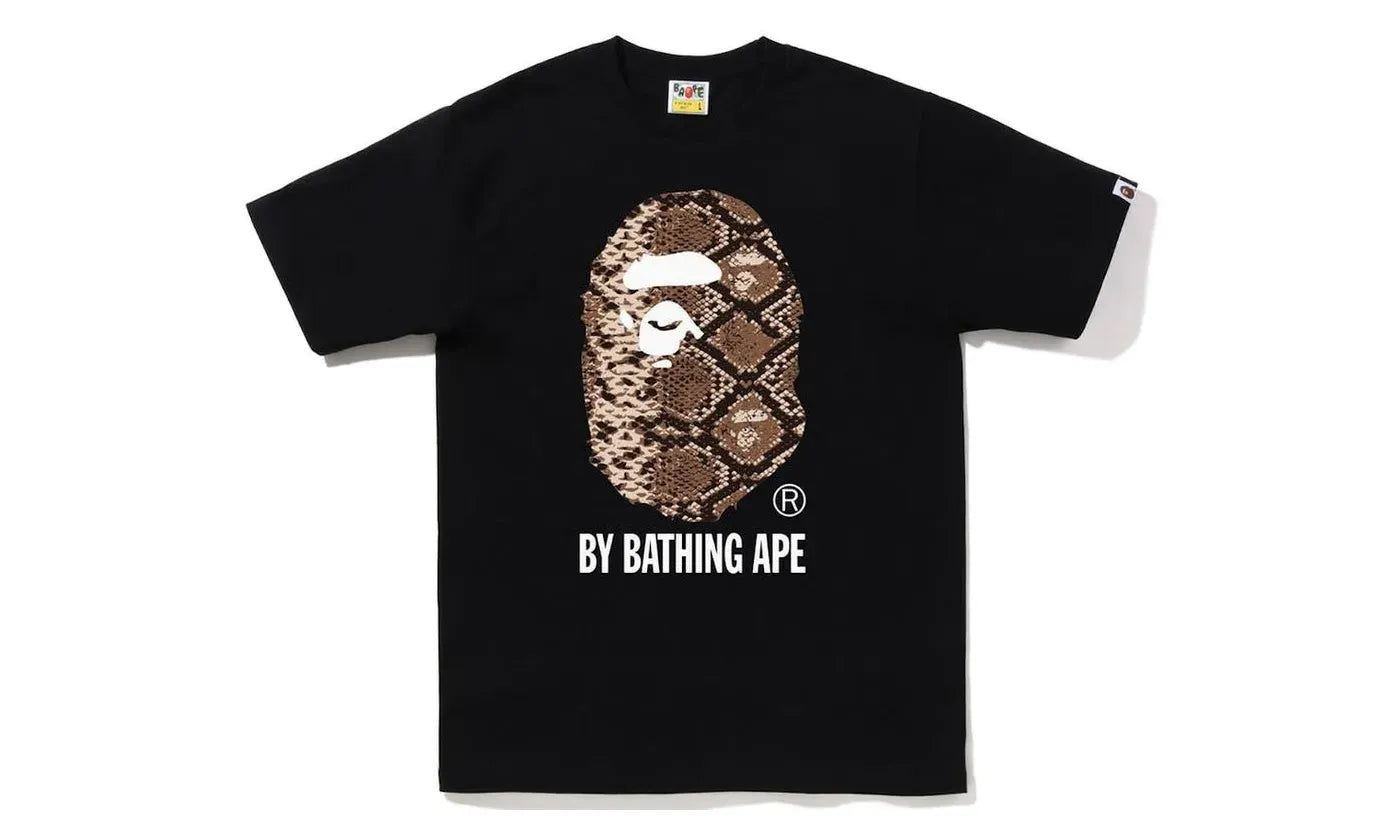BAPE Snake By Bathing Ape Tee Black Beige