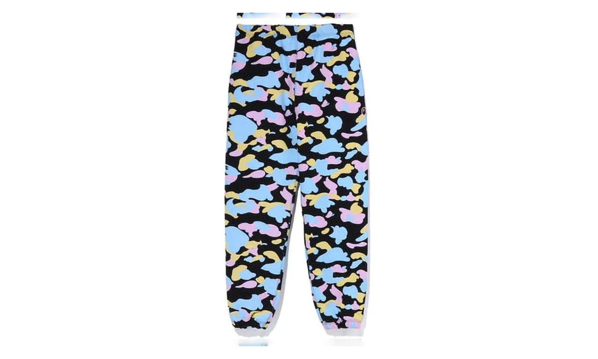 BAPE New Multi Camo Oversized Sweatpants Black - 1J30-252-006