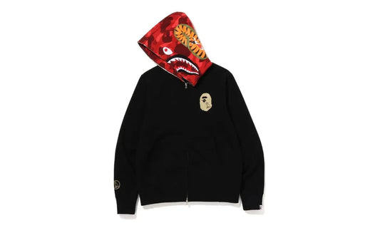BAPE x OVO Shark Full Zip Hoodie Black