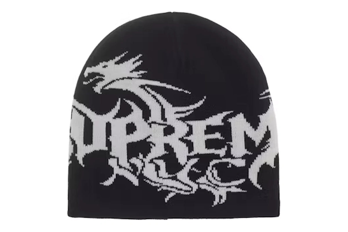 Supreme Supreme Dragon Beanie (FW26) Black