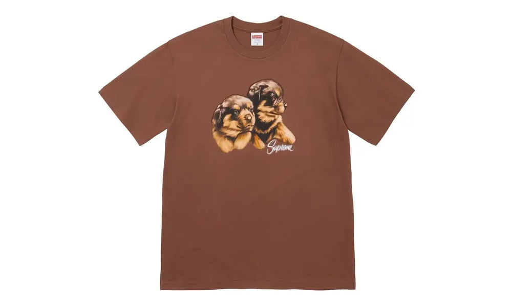 Supreme Supreme Puppies Tee Brown
