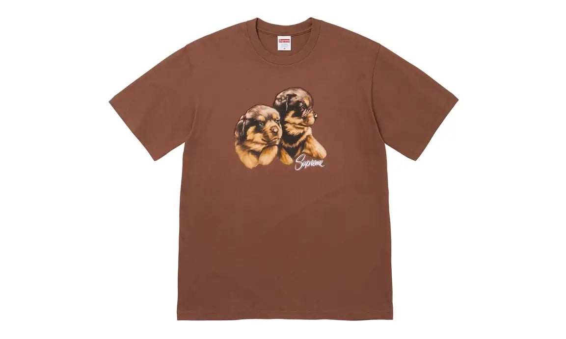 Supreme Supreme Puppies Tee Brown