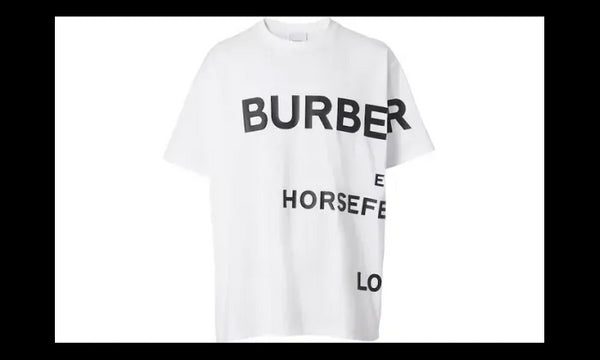 Burberry Burberry Horseferry-Print T-shirt White Black - BURB-HORPRT-WHITE