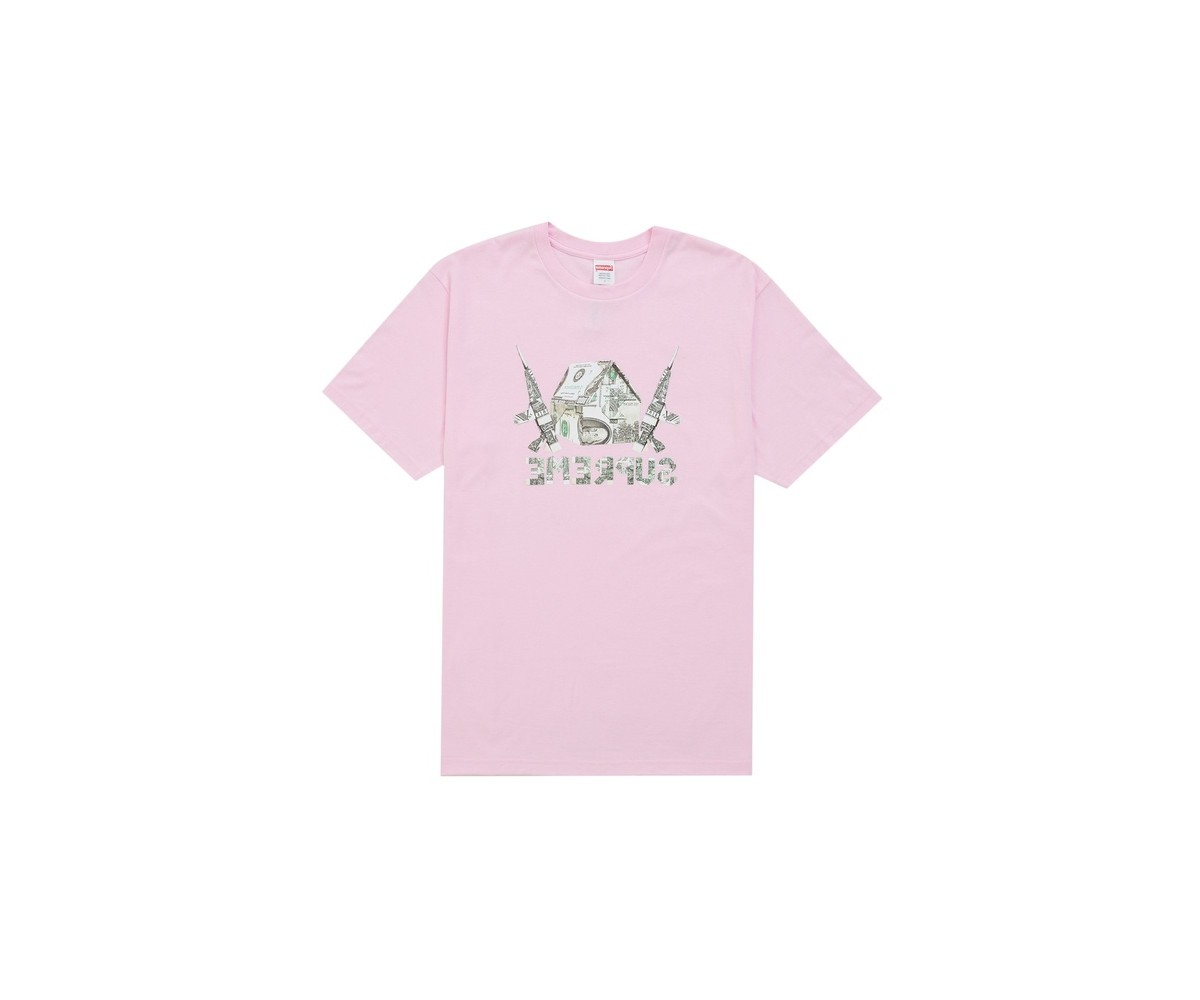 Supreme Origami Tee Light Pink
