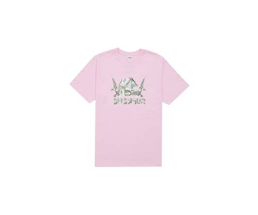 Supreme Origami Tee Light Pink