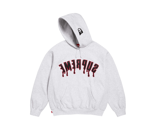 Supreme Ghostface Arc Hooded Sweatshirt 'Ash Grey'