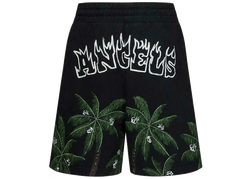 Palm Angels Palm Angels Palms & Skull Vintage Sweatshorts Black/Green