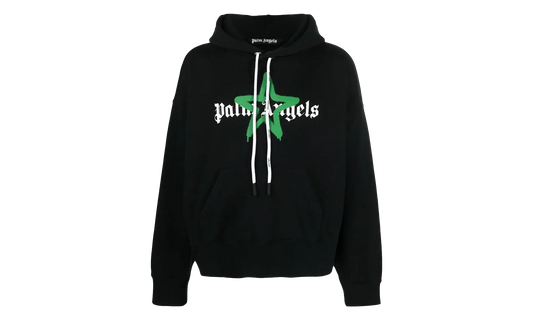 Palm Angels Palm Angels Star Sprayed Hoodie Black/Green