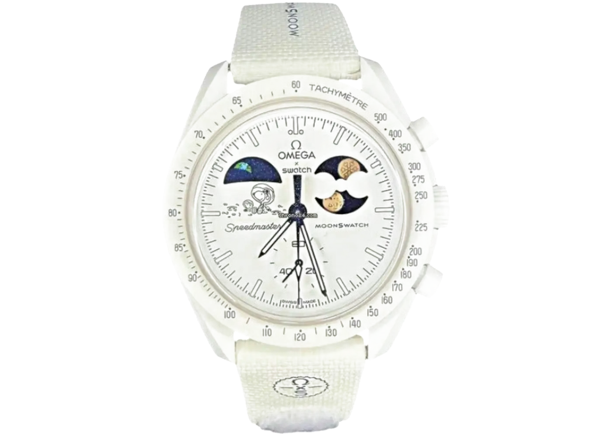 Swatch Swatch x Omega Bioceramic Mission To Earthphase Moonshine Gold "Cold Moon" SO33W701L