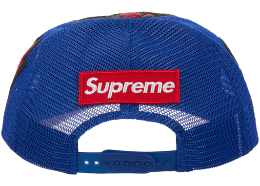 Supreme Supreme Vanson Leathers Spider-Man Mesh Back 6-Panel Hat Red