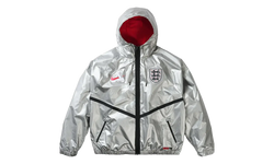 Palace Palace x Nike England Dri-FIT Academy Anthem Jacket Pewter Grey/Bright Crimson/Black