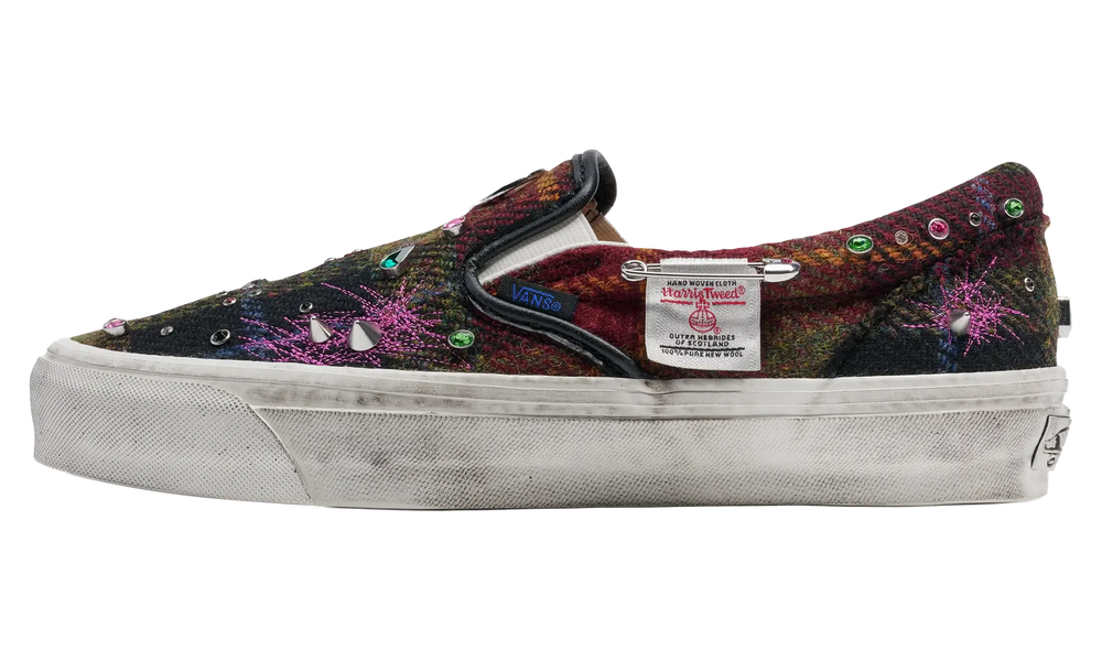 Vans Vans Premium Classic Slip-On Harris Tweed Red