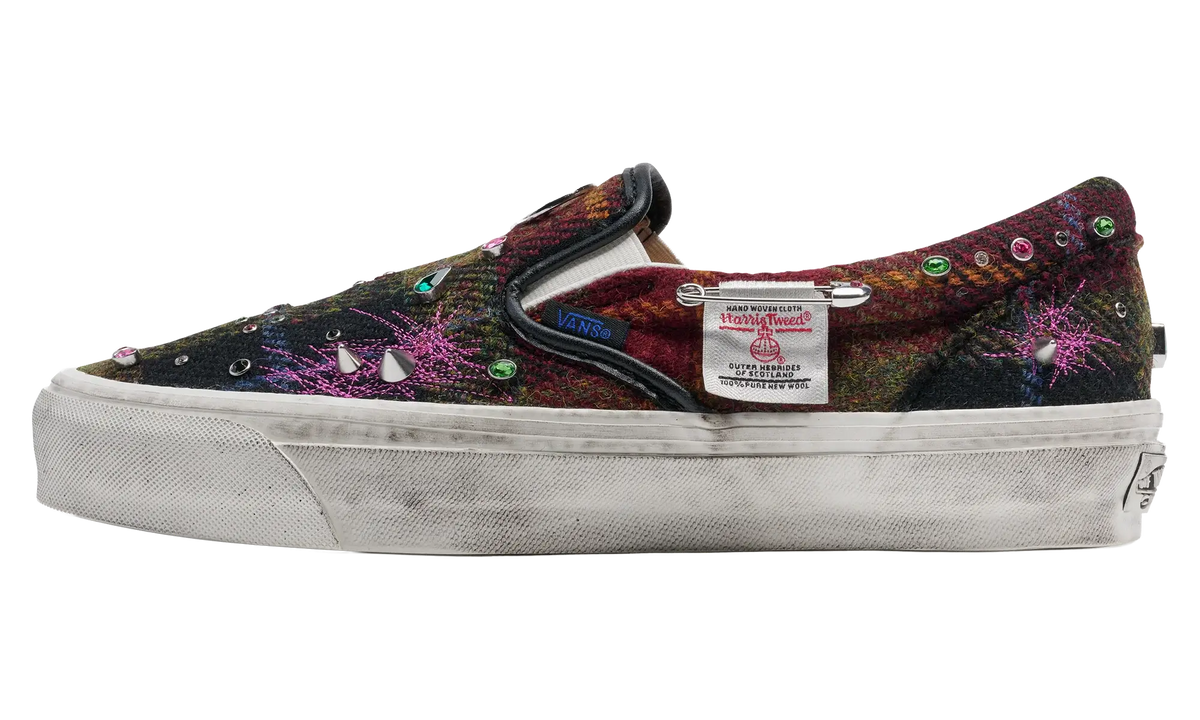 Vans Vans Premium Classic Slip-On Harris Tweed Red