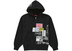 Supreme Supreme 176 Zip Up Hooded Sweatshirt Black