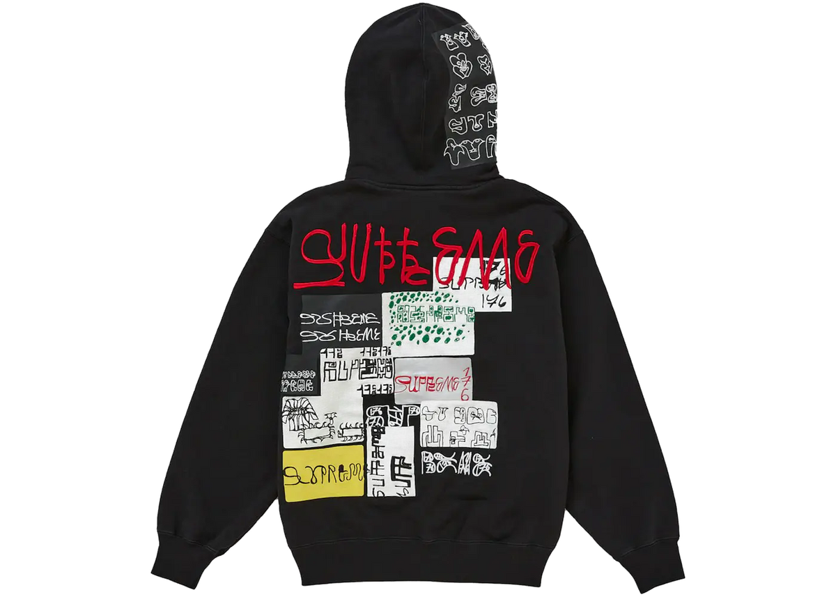 Supreme Supreme 176 Zip Up Hooded Sweatshirt Black
