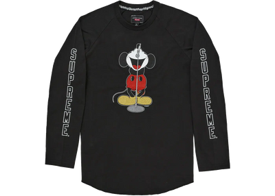 Supreme Supreme Number (N)ine Mickey Raglan L/S Top Black