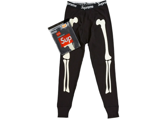 Supreme Supreme Hanes Bones Thermal Pant FW25 (1 Pack) Black