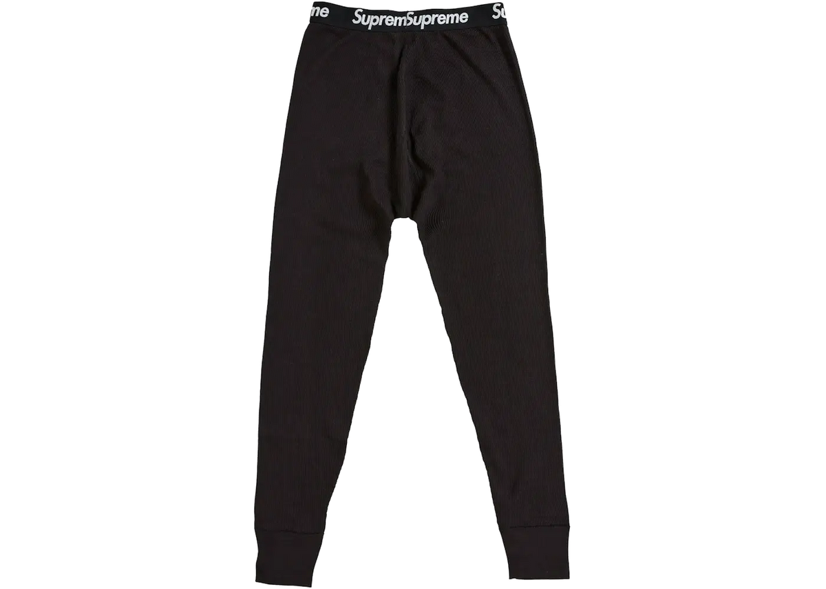 Supreme Supreme Hanes Bones Thermal Pant FW25 (1 Pack) Black