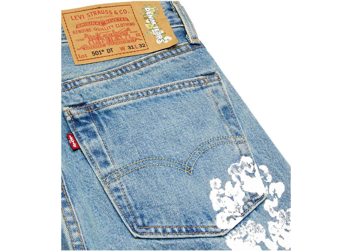Denim Tears Denim Tears x Levi's Cotton Wreath Jean Light Wash