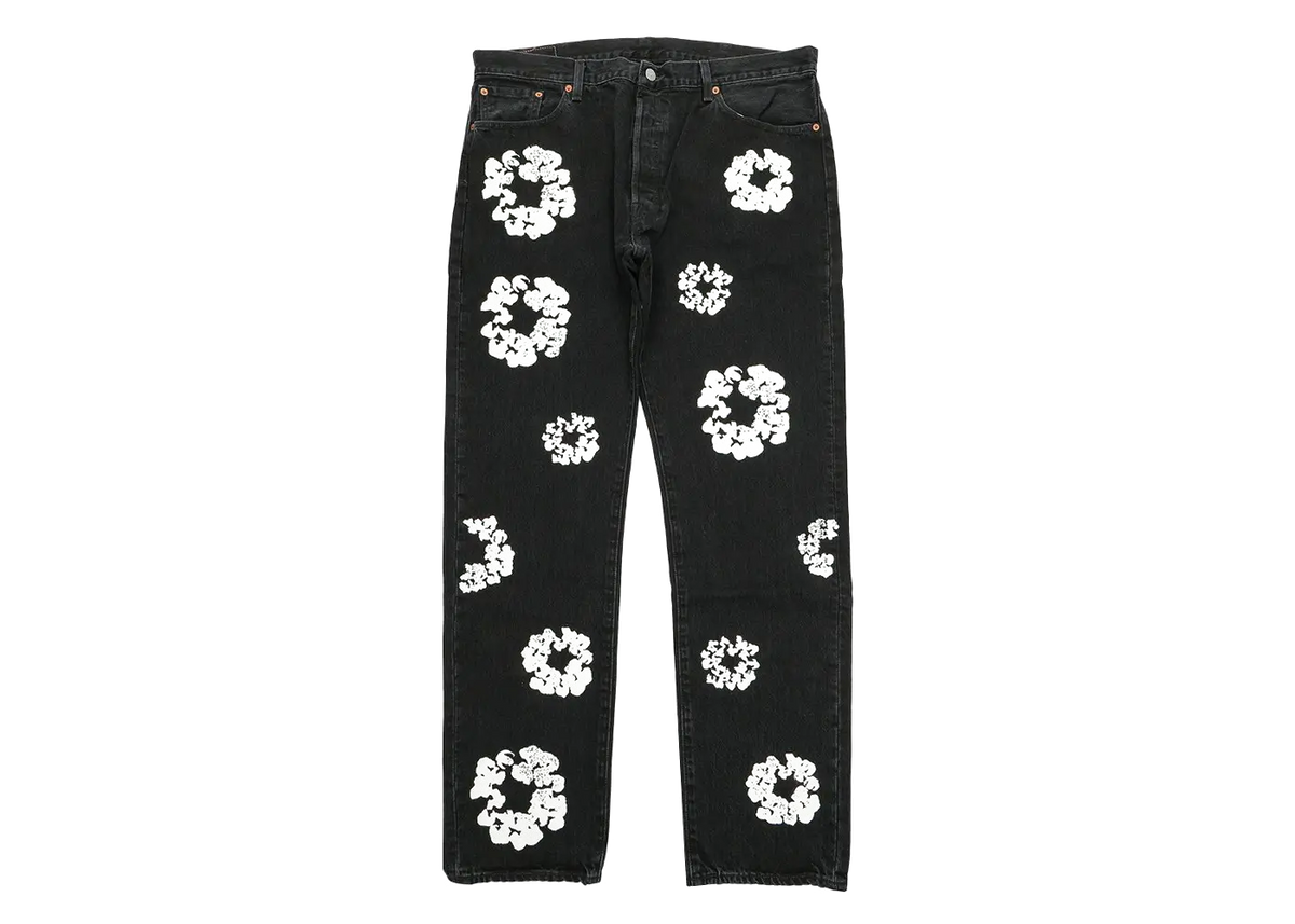 Denim Tears Denim Tears x Levi's Cotton Wreath Jean Black
