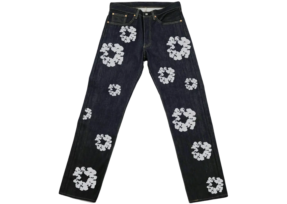 Denim Tears Denim Tears x Levi's Cotton Wreath Jean Indigo